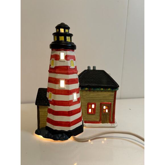 Coca-Cola Town Square Lighthouse Point Snackbar Lighted Building 1990s - Picture 4 of 5